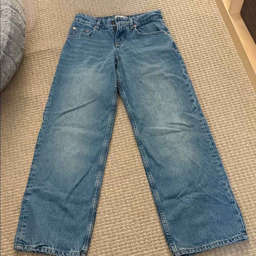 Motel Rocks Light Blue Denim Jeans